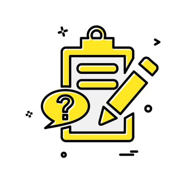 Pano simgesi tasarım, renkli vektör çizim