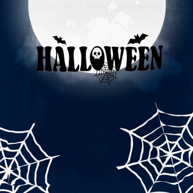 Cadılar Bayramı partisi ile yaratıcı tasarım vektör tasarımı 