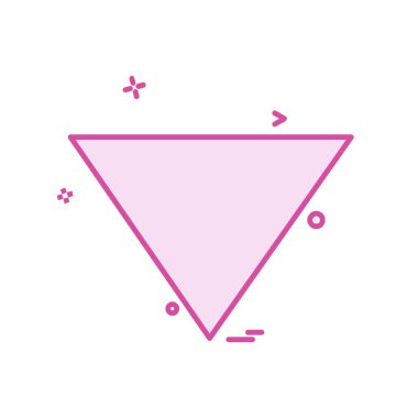 Aşağı ok simgesi tasarım vektörü