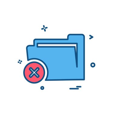 Klasör simge tasarlamak vektör