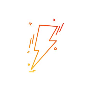 Batarya simgesi tasarım vektörü