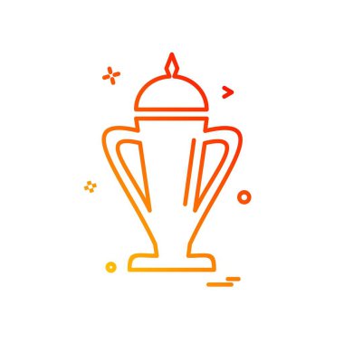 Futbol ikonu tasarım vektörü