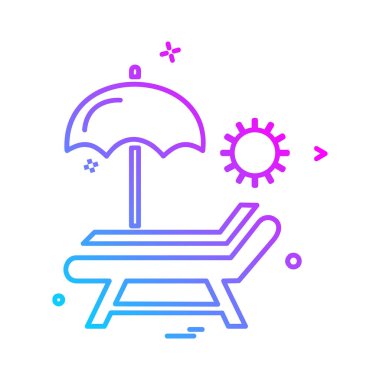 Piknik simgesi tasarım vektörü 