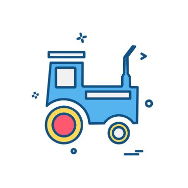 Kamyon simgesi tasarım vektörü