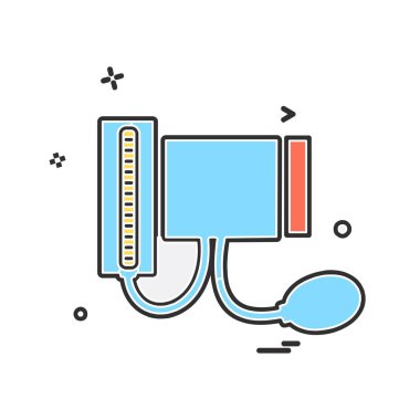 Tansiyon simgesi tasarım vektörü