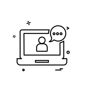 Bilgisayar simgesi tasarım vektörü 