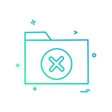 Klasör simge tasarlamak vektör