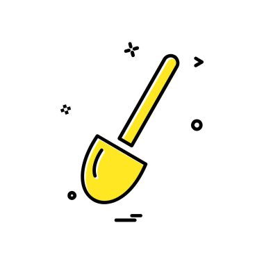 Çalışma araçlar simgesi tasarım, renkli vektör çizim 