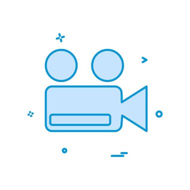 Kamera simgesi tasarım vektörü