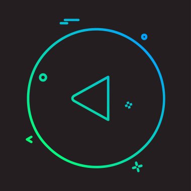 Ok simgesi tasarım vektörü