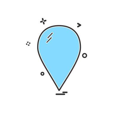 Simge tasarım vektörünü bırak