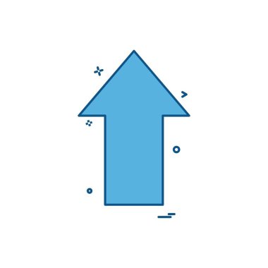 Ok simgesi tasarım vektörü