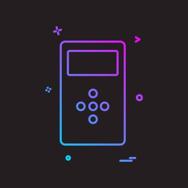 Bilgisayar simgesi tasarım vektörü