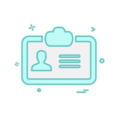 Profil simgesi tasarım vektörü