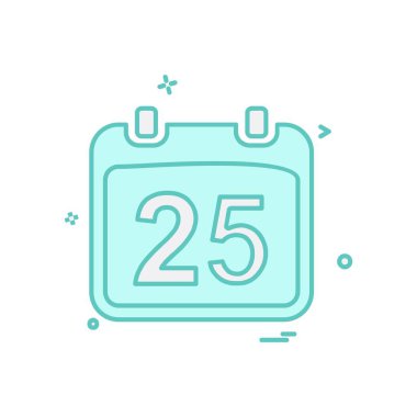 Takvim simgesi tasarım vektörü