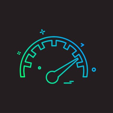 Metre simge tasarlamak vektör