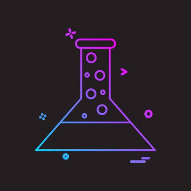 Tıbbi simge tasarım, renkli vektör çizim