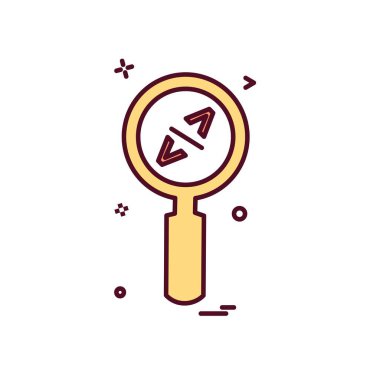 Arama simge tasarlamak vektör