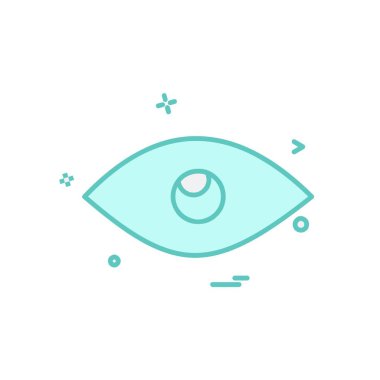 göz simgesi tasarım vektörü