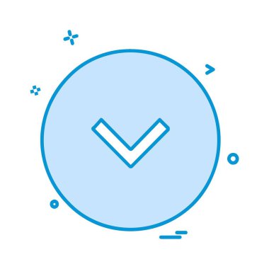 Ok simgesi tasarım vektörü