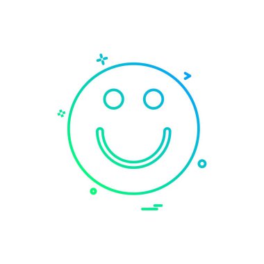 Emoji simgeleri tasarım vektörü 