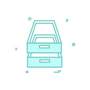 Simgesi tasarım, renkli vektör çizim İndiriyor