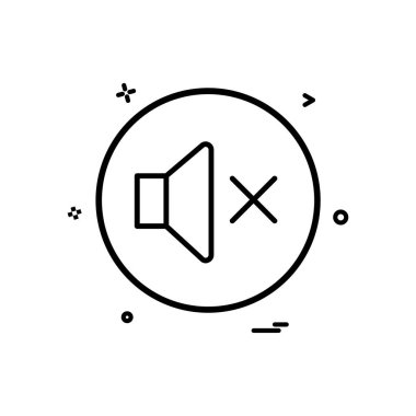 ses hacmi simge vektör tasarımı