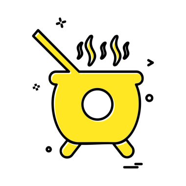 Gıda simgesi tasarım vektörü 