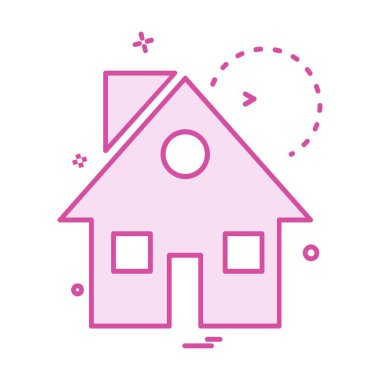 Emlak simge tasarlamak vektör