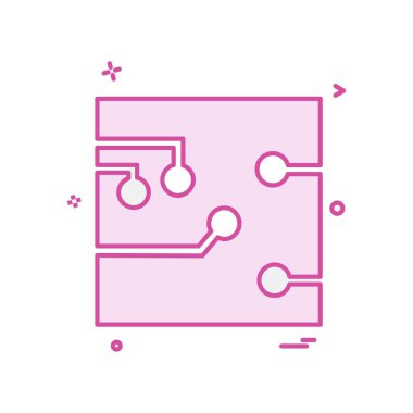 Devre levhasını simge tasarlamak vektör 