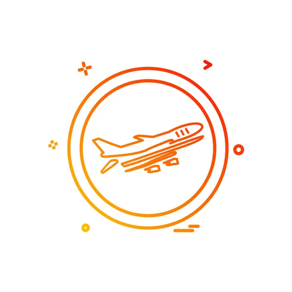 Travel Icon Design Vector — Stock Vector