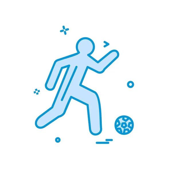 Vecteur Design Icône Football — Image vectorielle