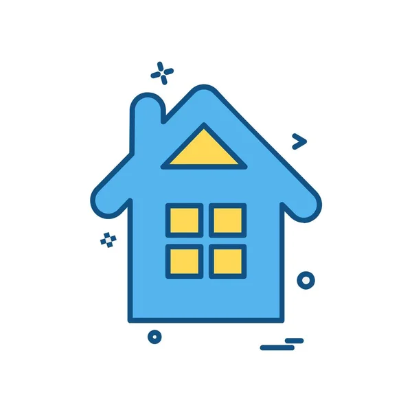 Home Icon Design Vector — Stock Vector