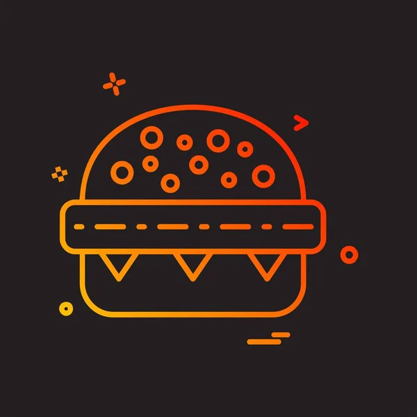 Vector Diseño Icono Alimentos — Vector de stock