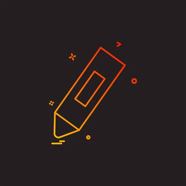 Pencil icon design vector illustration
