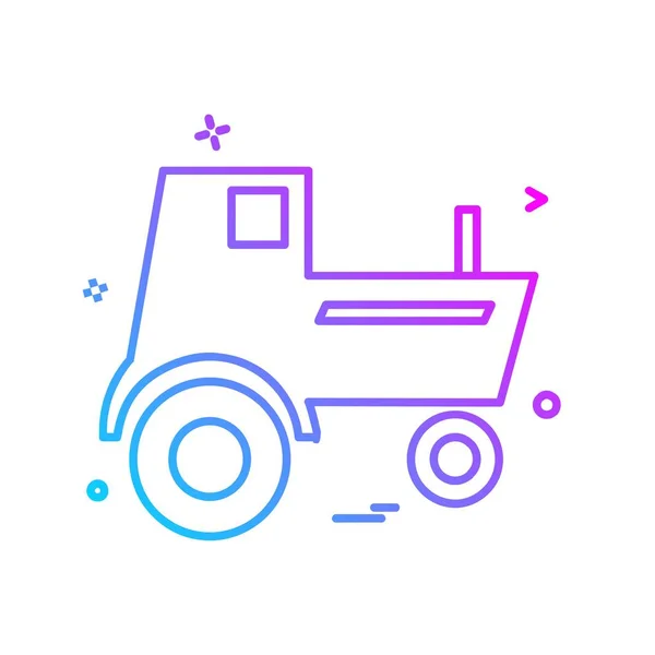 Truck Pictogram Ontwerp Vector — Stockvector