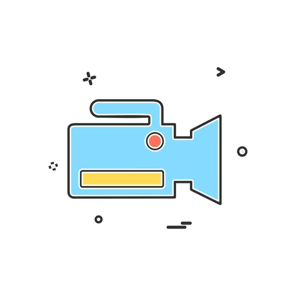 Ontwerp Camera Icoon Vector — Stockvector