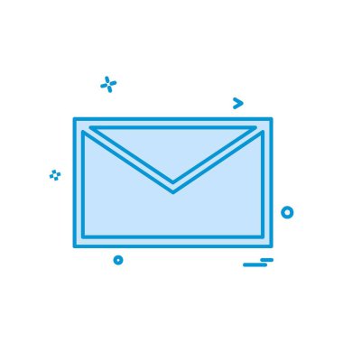 İleti simge tasarlamak vektör