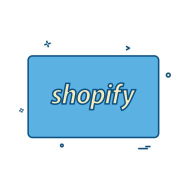 Simge tasarlamak vektör shopify 