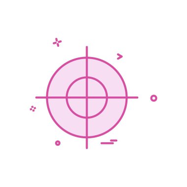 hedef simge vektör tasarımı