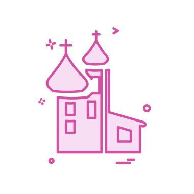 Kilise simge tasarlamak vektör