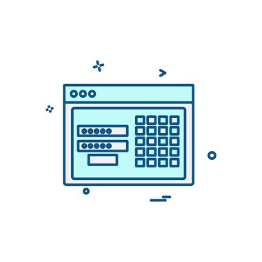 İş simge tasarlamak vektör 