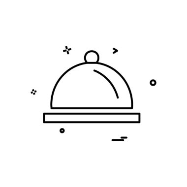 Tabak simgesi tasarım vektörü