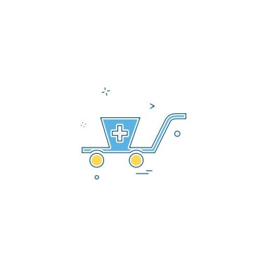 iş satın cart e-ticaret alışveriş simge vektör desige