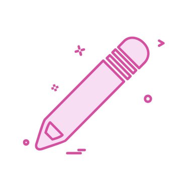 Kalem simgesi tasarım vektörü