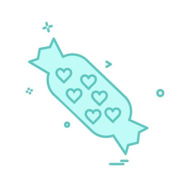 Şekerleme simge tasarlamak vektör