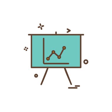 İş grafik simge tasarlamak vektör