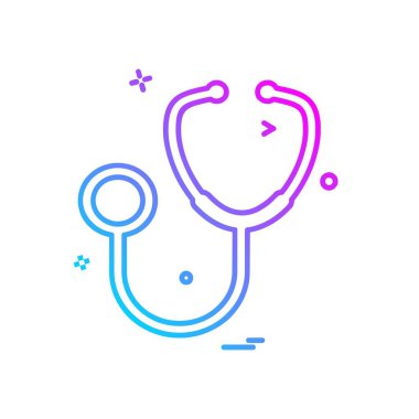 Tıbbi simge tasarım, renkli vektör çizim