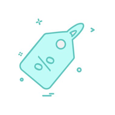 Satılık etiket simge tasarlamak vektör