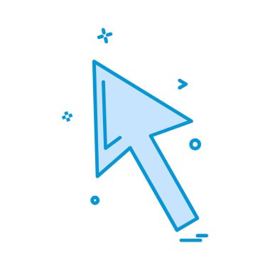 Yukarı ok simgesi tasarım vektörü